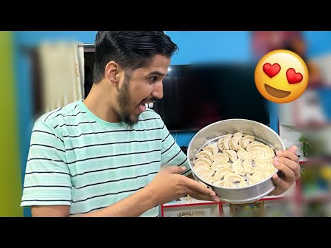 I Made MOMOS At My Home 🥟😍 Momo Vlog