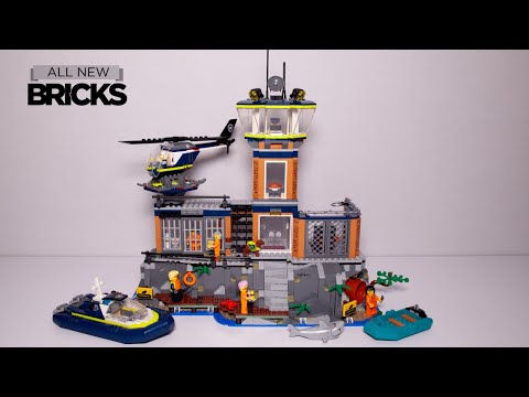 Lego City 60419 Police Prison Island Speed Build