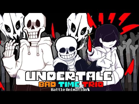 Undertale | Bad Time Trio | Battle Animation