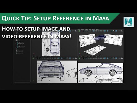 How to Setup Image Planes and Video Reference in Maya 2020