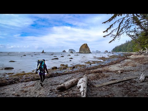 MOST BEAUTIFUL PLACE IN WASHINGTON?! | Backpacking Olympic National Park | Ozette Loop | Washington