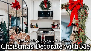 CHRISTMAS DECORATE WITH ME Pt 2 | KITCHEN HOLIDAY DECORATING IDEAS | CHRISTMAS DECORATING IDEAS 2024