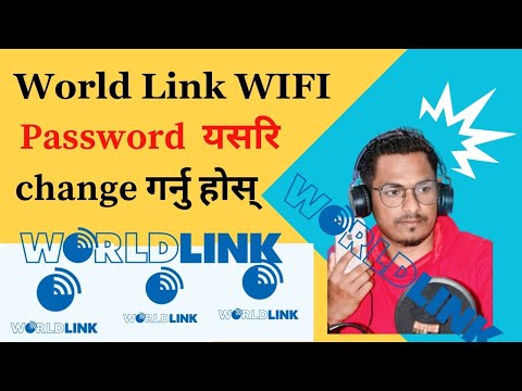 WiFi Ko PassWord Kasari Change Garne | How To Change WorldLink WiFi Password 2024 | WorldLink App