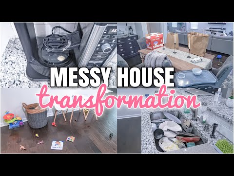 MESSY HOUSE TRANSFORMATION | COMPLETE DISASTER | MESSY HOUSE CLEAN WITH ME 2021 | ACTUAL MESS