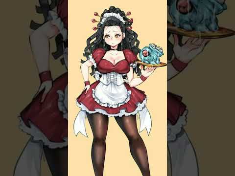 Demon Slayer Demons as a Maids