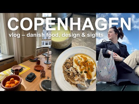 Copenhagen vlog: trying Danish breakfast, visiting design stores & chit chat about solo travel