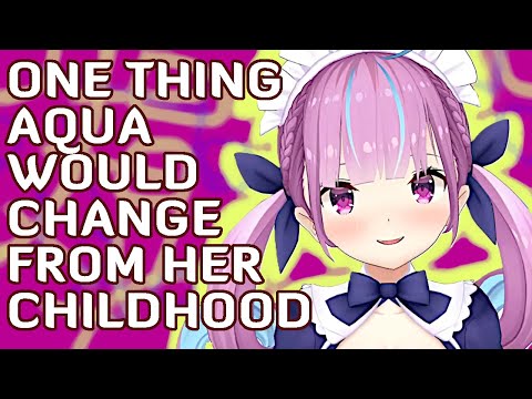 [hololive][eng sub cc] Aqua Would Change This One Tragic Event if She Could Go Back In Time