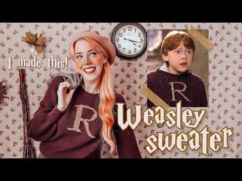 Let's Make a Weasley Sweater Together ⚡ cozy day at home