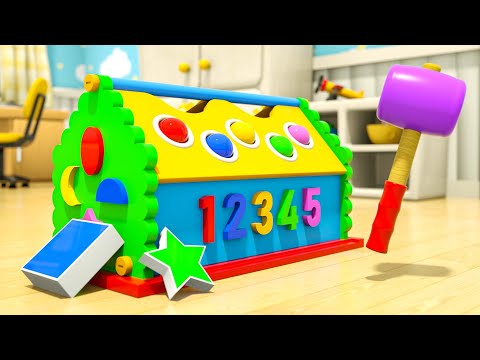 Learn Numbers, Colors and Shapes Song - Baby Nursery Rhymes & Kids Songs