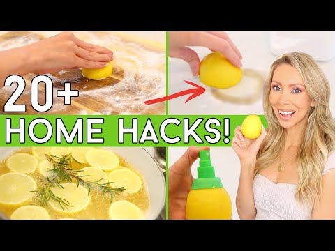 20 BRILLIANT Home Hacks You Need To Know Using Lemons!