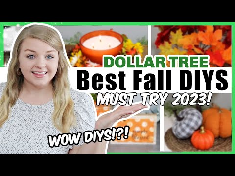 Brilliant ways to fake high end looks with Dollar Tree items! | Dollar Tree Fall 2024