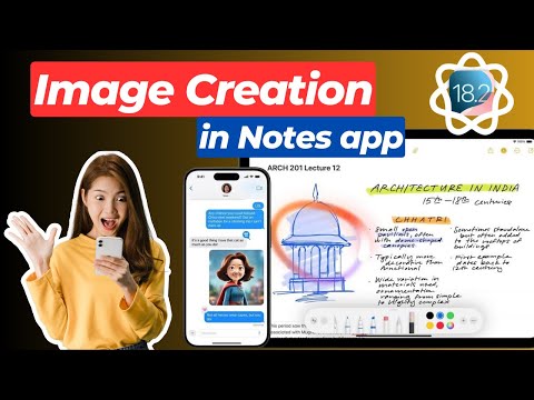 How to Use Apple Intelligence for Image Creation in Notes app iPhone 16 pro max