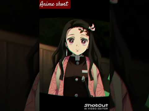 Nezuko as a demon slayer #anime #demonslayer #shorts