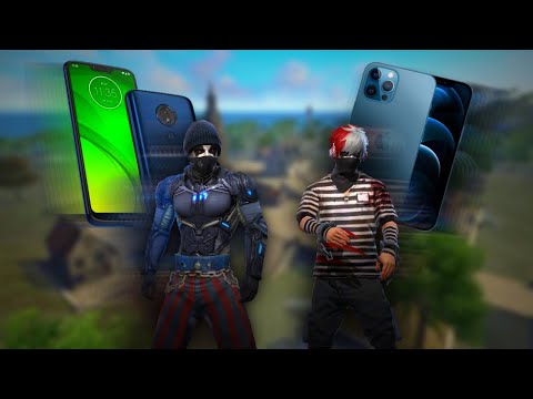 Do MotoG7 Play ao iPhone 12 Pro Max 🍀 - Free Fire Highlights 🇧🇷