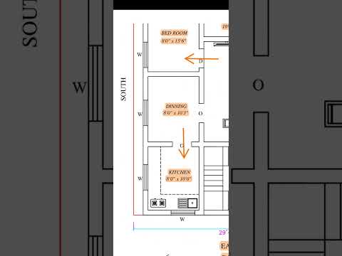 30 x 40 East facing 1000 s.ft house plan # Shorts #houseplan