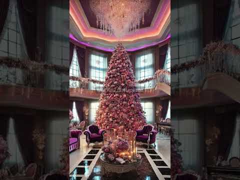 Opulent Pink and Purple Christmas Decor Ideas #christmasdecorideas #christmasdecor #christmas2024