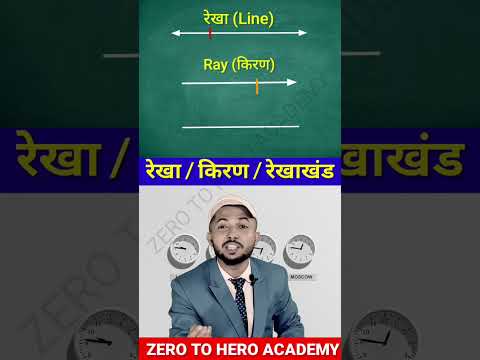 🔥Line/Ray/Segment | रेखा/किरण/ रेखाखंड | maths short tricks | #shorts #short #youtubeshorts