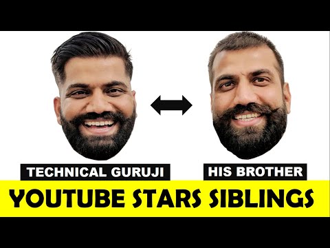 Not very famous Brothers of 5 Popular Youtubers I Technical guruji's brother