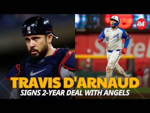 "Travis d'Arnaud Signs 2-Year Deal with Angels | Ex-Braves All-Star Joins LA"