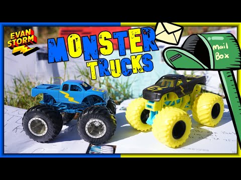 Evan Storm Monster Trucks Mail Challenge!!