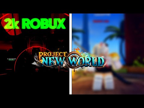 Spending 2K ROBUX FOR RACE REROLLS! Project New World