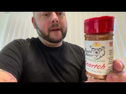 Pawpa Flavor Scortch Dry Rub Reaper Trinidad Scorpion Ghost Peppers! Taste & Review