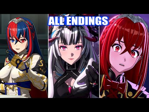 Fire Emblem Engage - All Endings & Final Boss Fight (Good Ending, Bad Ending, Bonus Ending)