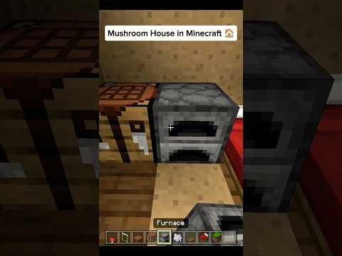 Mushroom House in Minecraft | #shorts #minecraft