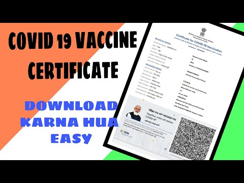 HOW TO DOWNLOAD COVID 19 VACCINE CERTIFICATE IN MOBILE // ONLINE YT //