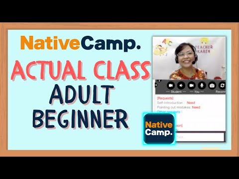 [Native Camp] Sample Class ADULT Beginner - Fully Booked Tips | How to Effectively Teach Adults