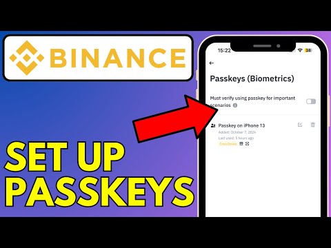 How To Add Passkeys On Binance App 2024