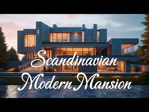 Stunning Scandinavian Modern Mansion Design - A Timeless Architectural Tour