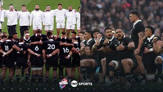 GOOSEBUMPS! 🔥 The All Blacks perform the Haka in front of England 😮‍💨