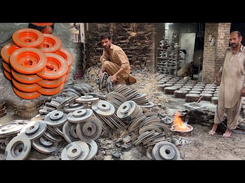 How We turn Old Truck Brake Drums into CAR Disk Brake Plates