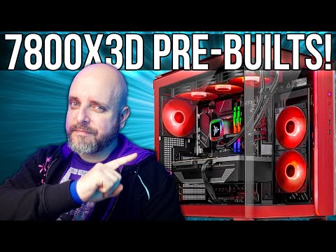 Rad 7800X3D Pre-Built Gaming PCs from Skytech, iBUYPOWER, Paradox, META, PowerGPU, & Alexander PCs