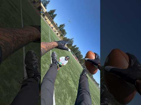 POV: YOU GET KNOCKED OUT BY THE QB 💀💥 #football #funny #shorts