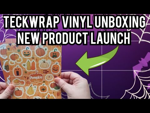 Teckwrap Craft Vinyl and *MORE* unboxing and spooky creation