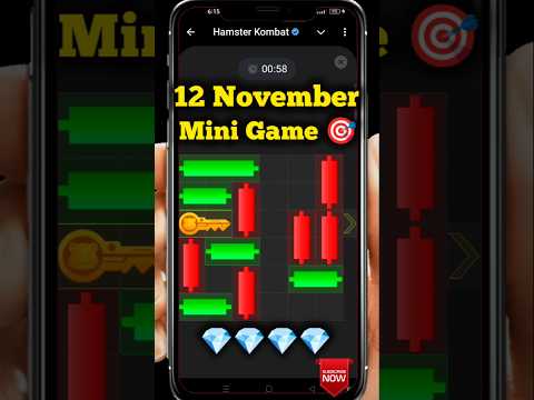 Hamster Kombat Mini Game Puzzle 12 November Today