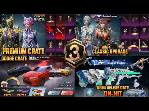 BGMI Next Premium Crate | Classic Crate Upgrade | Dodge X BGMI Crate | Ultimate Set Bgmi | Giveaway