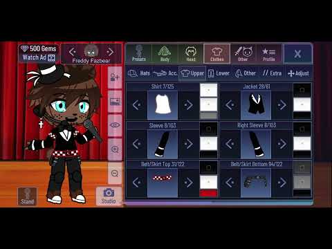 @SMGArturo_Red825 here is Freddy Fazbear Tutorial in gacha club