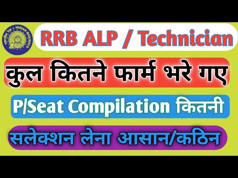 RRB ALP/Technician || कुल कितने फार्म भरे गए || सलेक्शन लेना आसान/कठिन || RRB Siliguri