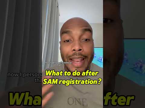 What’s next after I register in SAM.gov?