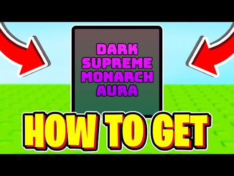 How To Get DARK SUPREME MONARCH AURA In FIND THE AURAS! Roblox