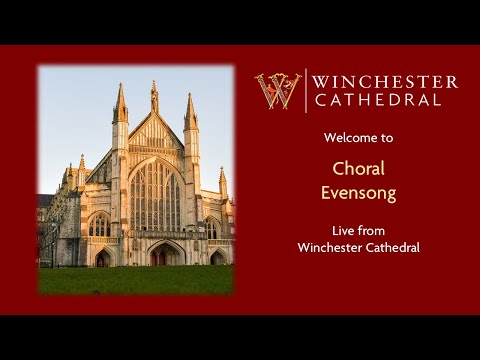 11-10-24 Choral Evensong live from Winchester Cathedral. 🇺🇦