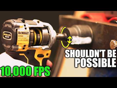 We Found Something Strange Inside DeWALT's New Tool @ 10,000FPS