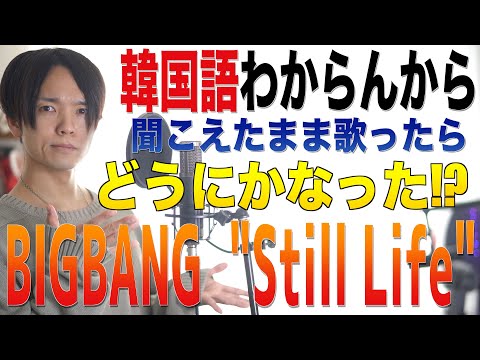 【カナルビ？】韓国語わからん奴が歌うBIG BANG "봄여름가을겨울 (Still Life)"