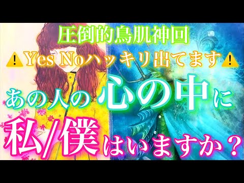 💕圧倒的鳥肌神回 ⚠️Yes/Noハッキリ出てます⚠️🍁あの人の心の中に私/僕はいますか？どんな感情？深堀鑑定🦋