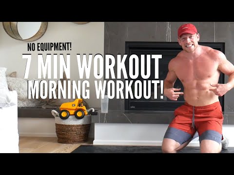 7 MINUTE GOOD MORNING HOME WORKOUT YOU CAN DO EVERYDAY!