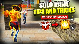 Solo Rank Push Tips and Tricks in Free Fire 👑 How To Push Rank In Free Fire | Solo Grandmaster Push