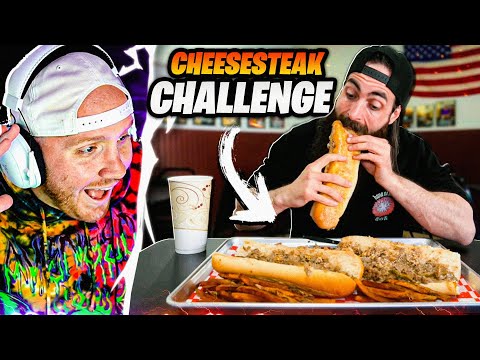 TIM REACTS TO IMPOSSIBLE CHEESESTEAK CHALLENGE